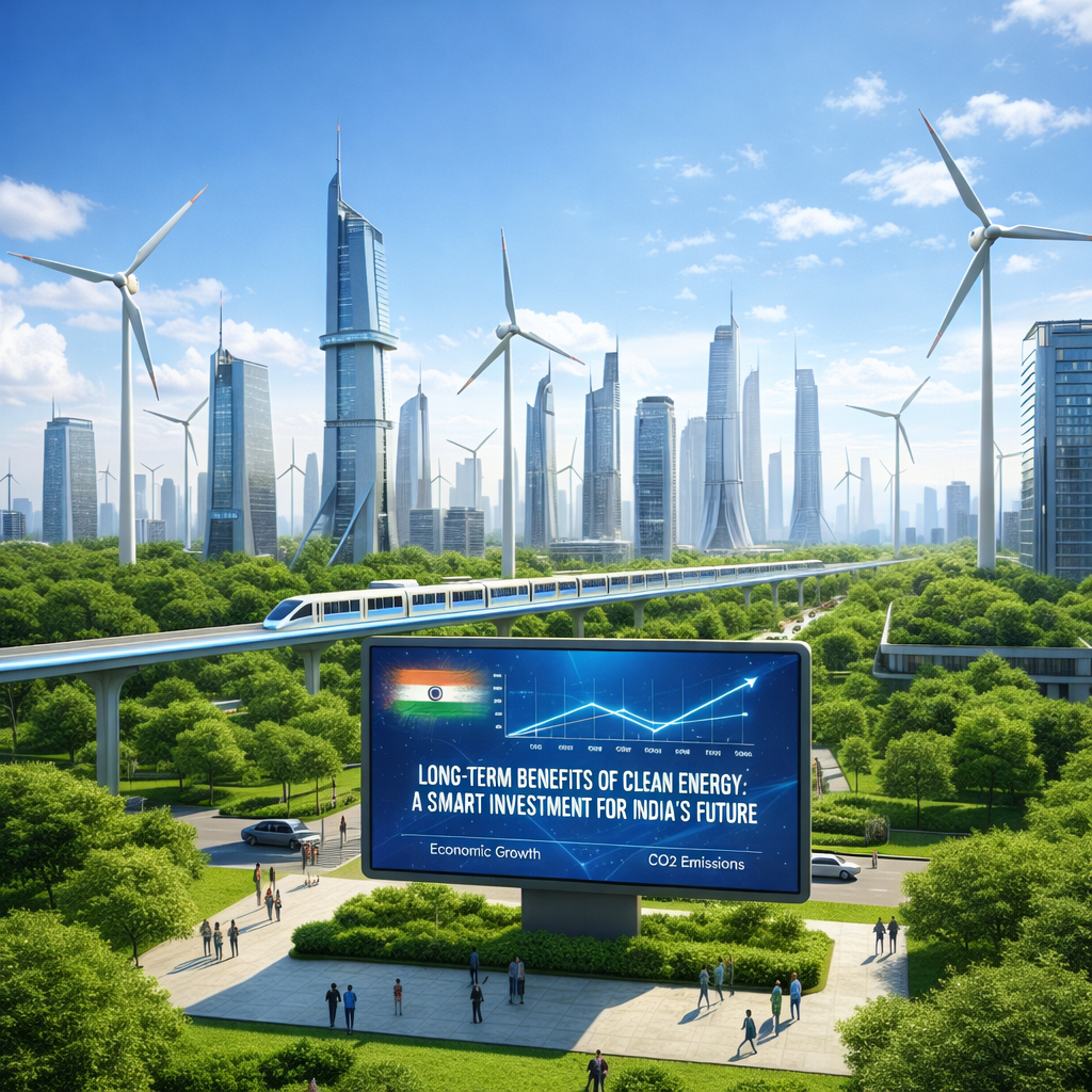 Long-Term Benefits of Clean Energy for India’s Future and Economy