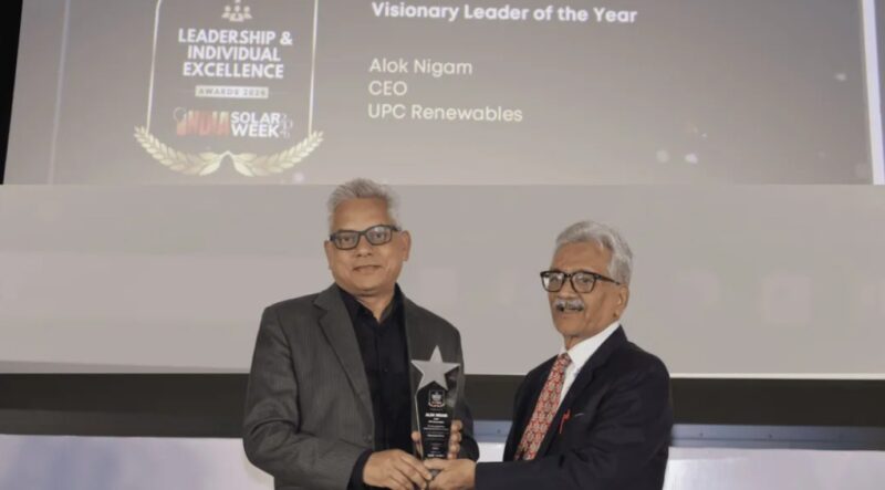 India Solar Week 2026 Honors Alok Nigam for Excellence in Renewable Leadership