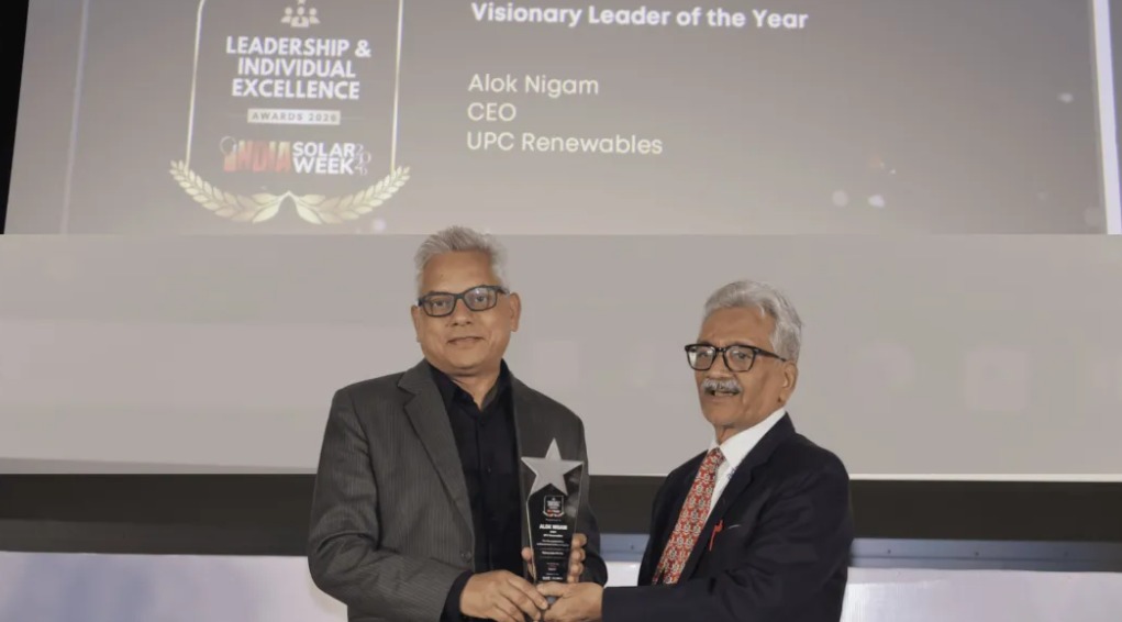 India Solar Week 2026 Honors Alok Nigam for Excellence in Renewable Leadership