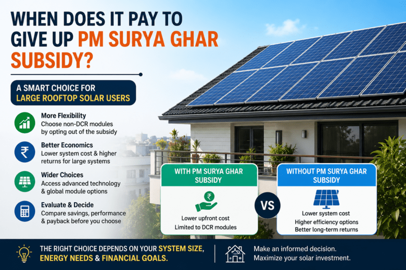 New Flexibility Under PM Surya Ghar Opens Opportunities for Rooftop Solar