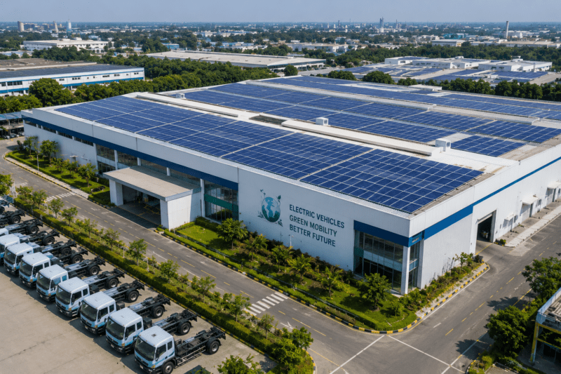Ashok Leyland Expands Clean Energy Use with Rooftop Solar at EV Plant