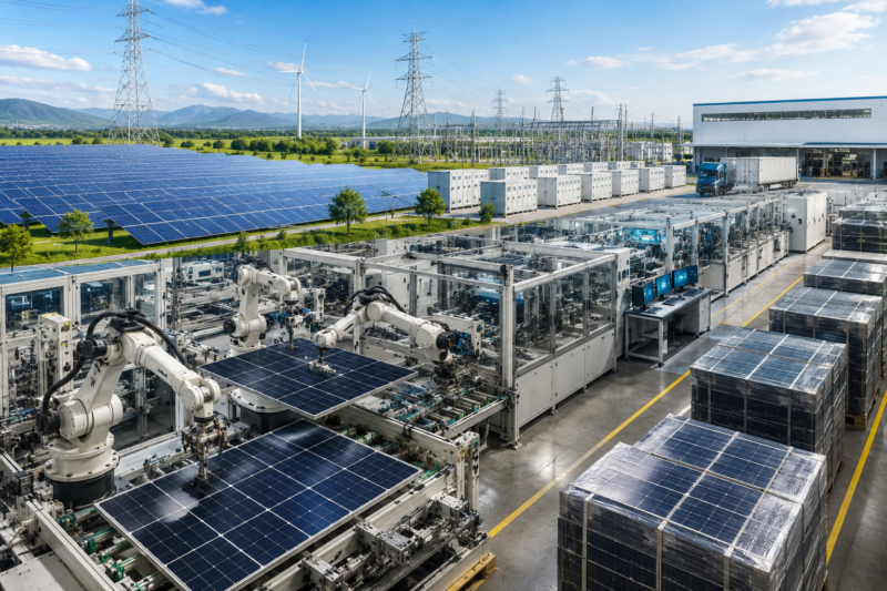 India's Solar Manufacturing Push Faces Setback as Domestic Cell Shortage Disrupts Production