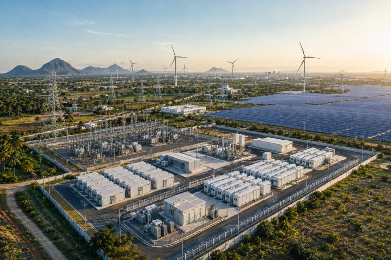 Tamil Nadu Sets 2,500 MWh Energy Storage Target as Renewable Capacity Grows