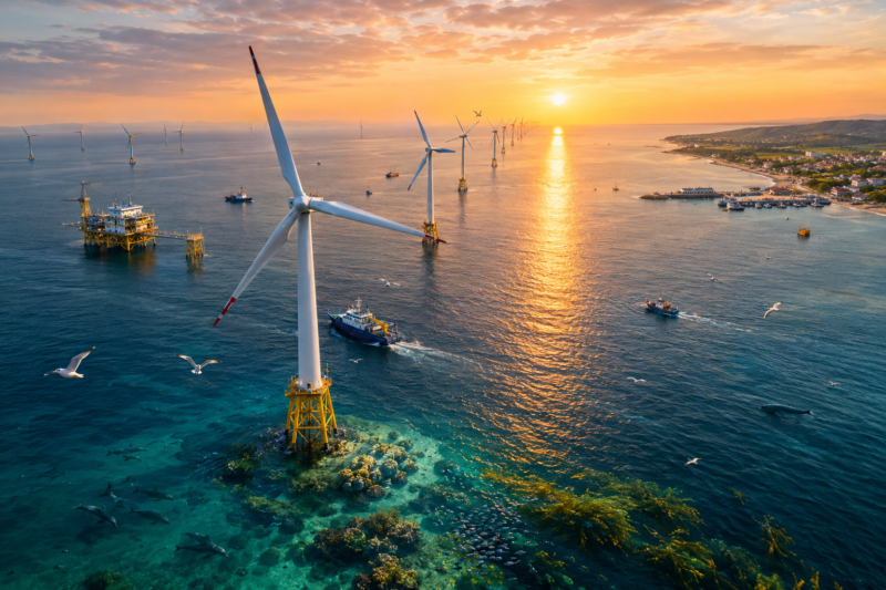Greening Offshore Wind: Balancing Clean Energy Growth with Marine Conservation